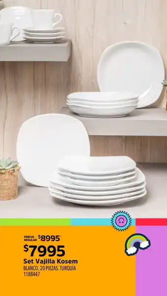 Easy Set Vajilla Kosem oferta
