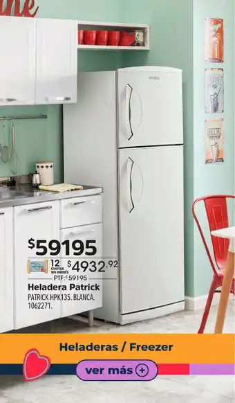 Easy Heladera Patrick oferta