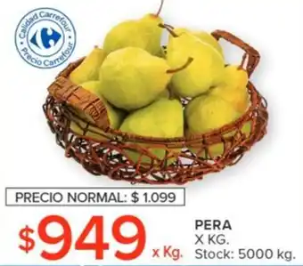 Carrefour PERA X KG oferta