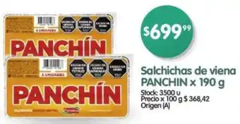 Supermercados Buenos Días Salchichas de viena PANCHIN x 190g oferta