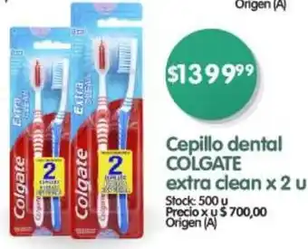 Supermercados Buenos Días Cepillo dental COLGATE extra clean x 2u oferta