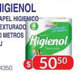 Masivos Higienol Papel Higienico Texturado 30 Metros 4U oferta