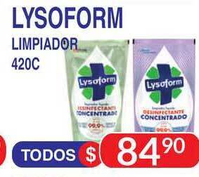 Masivos Lysoform Limpiador 420c oferta