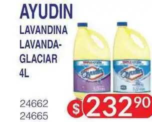 Masivos Ayudin Lavandina Lavanda-Glaciar 4L oferta