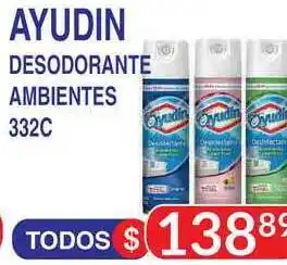 Masivos Ayudin Desodorante Ambientes 332c oferta