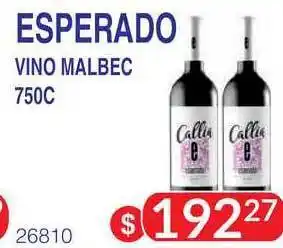 Masivos Esperado Vino Malbec 750c oferta