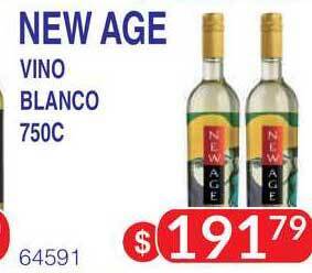 Masivos New Age Vino Blanco 750c oferta