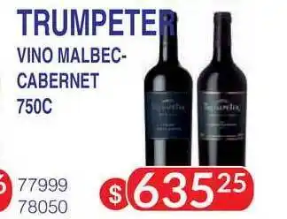 Masivos Trumpeter Vino Malbec-Cabernet 750c oferta