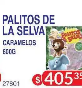 Masivos Palitos De La Selva Caramelos 600g oferta