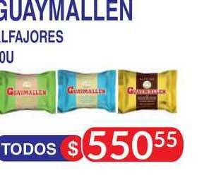 Masivos Guaymallen Alfajores 40u oferta