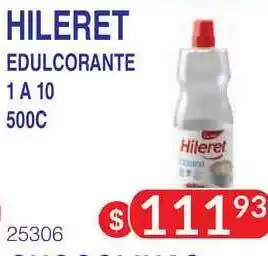Masivos Hileret Edulcorante 1 A 10 500c oferta