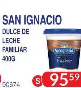 Masivos San Ignacio Dulce De Leche Familiar 400g oferta