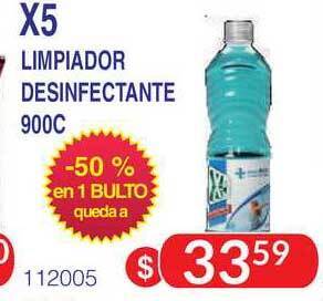Masivos X5 Limpiador Desinfectante 900c oferta
