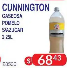 Masivos Cunnington Gaseosa Pomelo S-Azucar 2.25L oferta