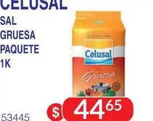 Masivos Celusal Sal Gruesa Paquete 1K oferta