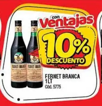 Fernet Branca 1Lt 10% Descuento