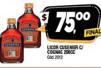 Supermercados Yaguar Licor Cusenier C-Cognac 200cc oferta