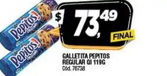 Supermercados Yaguar Galletita Pepitos Regular QI 119g oferta