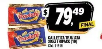 Supermercados Yaguar Galletita Traviata 303g Tripack (10) oferta