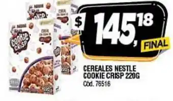 Supermercados Yaguar Cereales Nestle Cookie Crisp 220g oferta