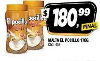 Supermercados Yaguar Malta El Pocillo 170G oferta