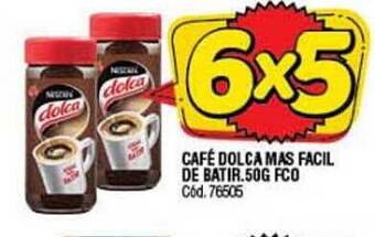 Supermercados Yaguar Café Dolca Mas Facil De Batir.50g FCO oferta