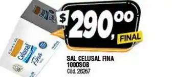 Supermercados Yaguar Sal Celusal Fina 1000S0B oferta
