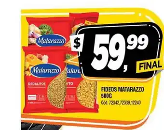 Supermercados Yaguar Matarazzo Fideos 500g oferta