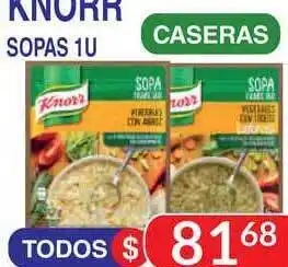 Masivos Knorr Sopas 1u oferta