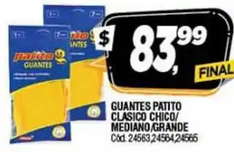 Supermercados Yaguar Patito Guantes Clasico Chico/Mediano/Grande oferta