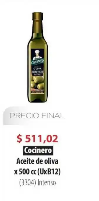 Parodi Cocinero Aceite de oliva x 500 cc (UxB12) oferta