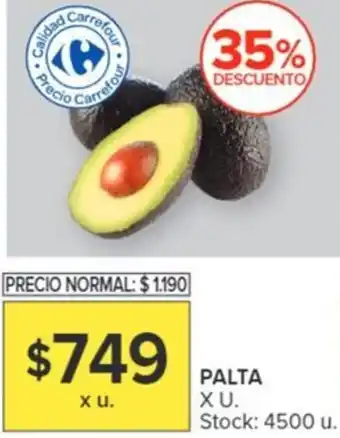 Carrefour PALTA XU oferta