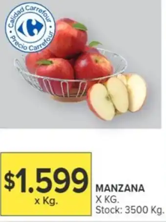 Carrefour MANZANA X KG oferta
