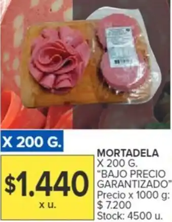 Carrefour MORTADELA X 200G oferta