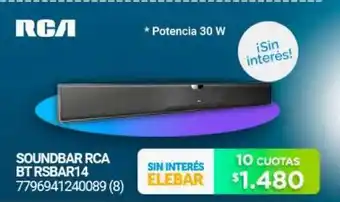 Punto Blu RCA Soundbar BT RSBAR14 oferta