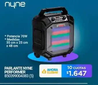 Punto Blu Nyne Parlante Performer 70W oferta