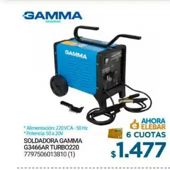 Punto Blu Gamma Soldadora G3466AR Turbo220 oferta