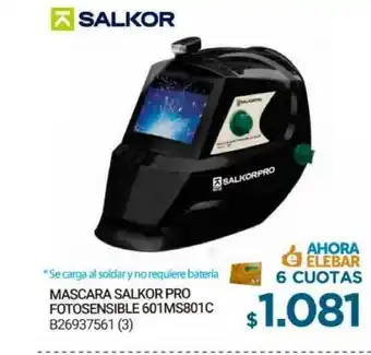 Salkor Mascara Pro Fotosensible 601MS801C