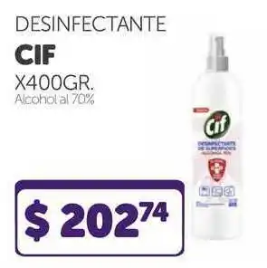 La Gallega Supermercados Desinfectante Cif x 400gr oferta