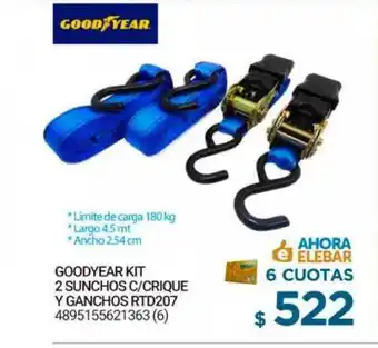 Goodyear Kit 2 Sunchos C/Crique Y Ganchos RTD207