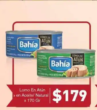 Supermercados Zeta Lomo En Atún En Aceite Natural x 170gr oferta