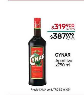 Nini Mayorista Cynar Aperitivo x 750ml oferta