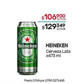 Nini Mayorista Heineken Cerveza Lata x 473ml oferta