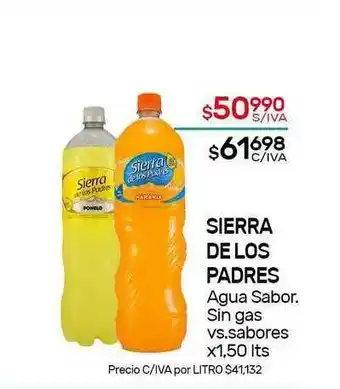 Nini Mayorista Sierra De Los Padres Agua Sabor. Sin Gas Vs. Sabores oferta