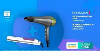 Punto Blu Remington Secador D18A O Remington Planchita S1305 (BV) A oferta
