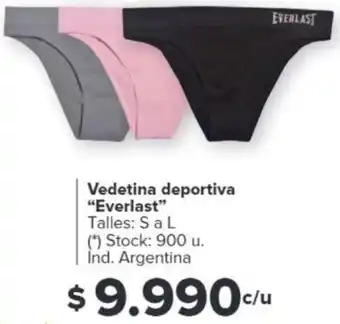 Carrefour Everlast Vedetina deportiva Talles S a L oferta