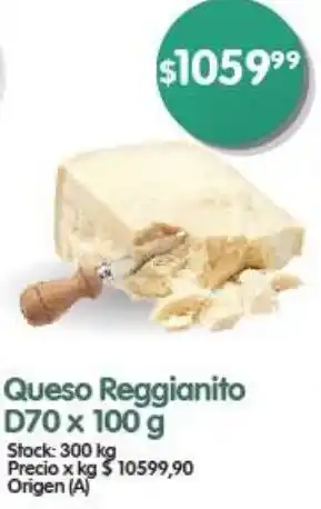 Supermercados Buenos Días Queso Reggianito D70 x 100g oferta