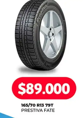 Supermercados Tadicor 165/70 R13 79T PRESTIVA FATE oferta