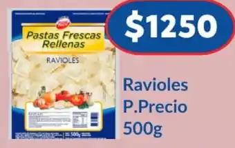 Yaguane Supermercados Ravioles P. Precio 500g oferta