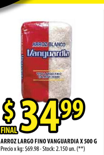 Punto Mayorista Vanguardia Arroz Largo Fino x 500g oferta